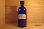 100mls blue glass bottle